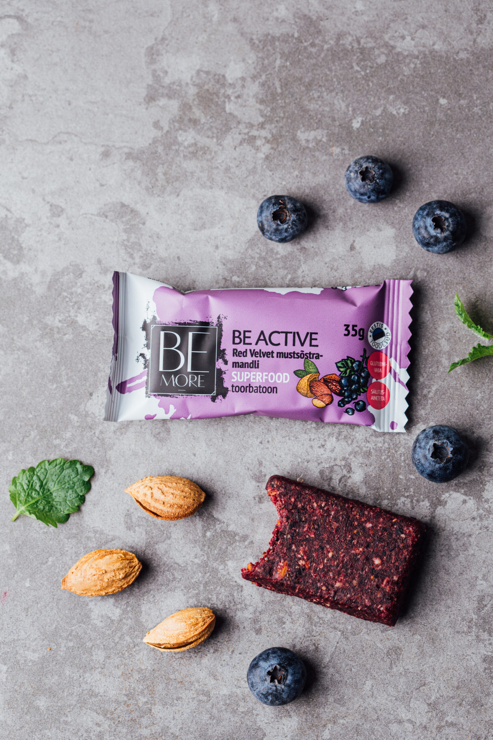 Be Fit, Beautiful & Active raw bars - 2+2+2 pc