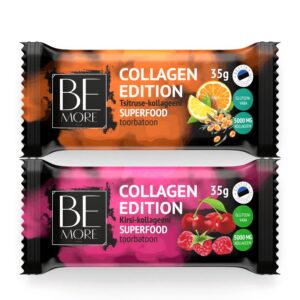 COLLAGEN EDITION cherry and citrus raw bars - 2+2 pc