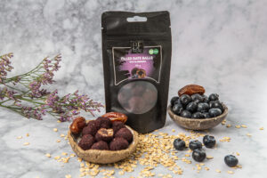 Täidetud datlipallid mustikatega 100gr
