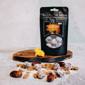 Filled date balls with almonds and cacao 100 gr