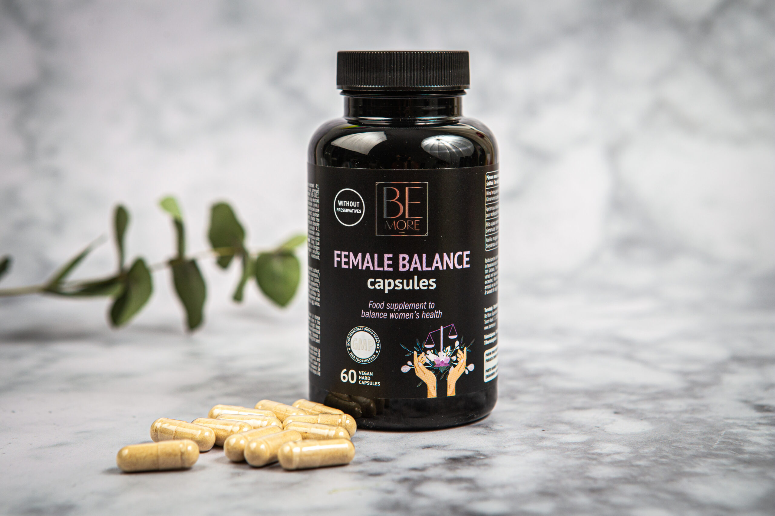Female balance kapslid