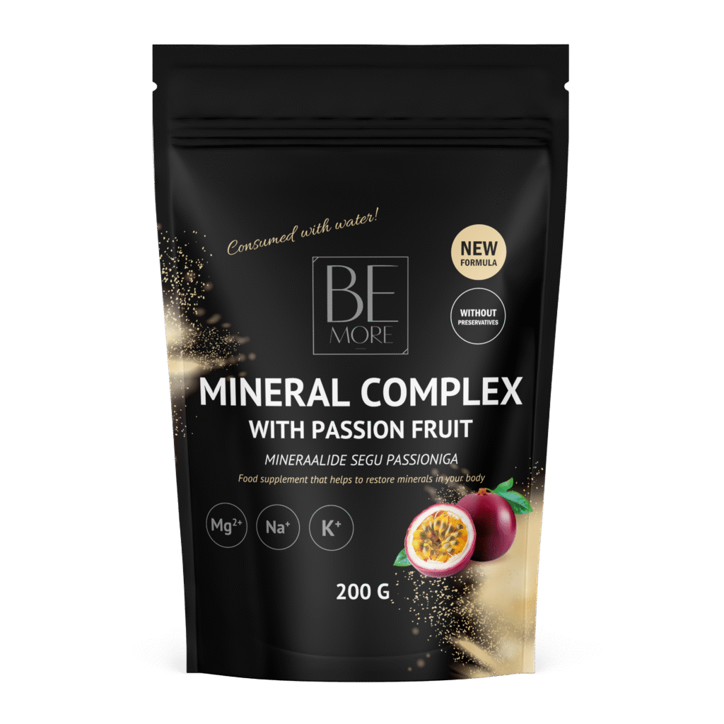 Mineraalainete segu passioniga