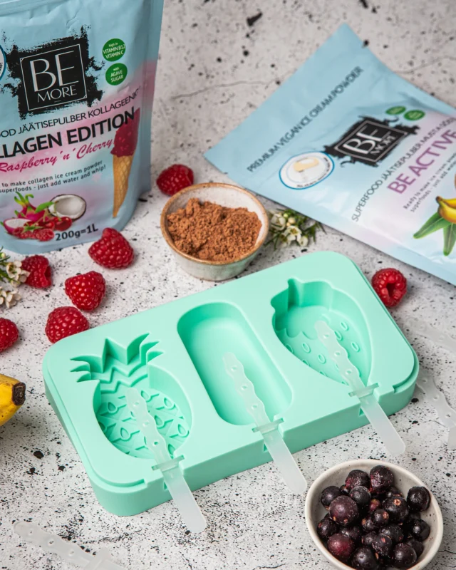 🌞 Ilmad on mõnusalt soojaks läinud ja mis saaks olla parem kui üks kosutav kodune jäätis...eriti siis, kui see on tervislik ja valmib imelihtsalt! 🍦

Be More jäätisepulbrid on:

✨ Looduslikud
👧 Lastesõbralikud
🌱 Vegan (v.a kollageeniga jäätisepulber)
🇪🇪 Toodetud Eestis

 Lihtsalt sega pulber veega või taimse joogiga, külmuta ja naudi- just nii lihtne see ongi!😋

Tutvu valikuga siin: https://bemore.ee/e-pood/jaatisepulbrid/

#bemore #bemoresuperfoods #jäätisepulber #beactive #collagenedition #befit